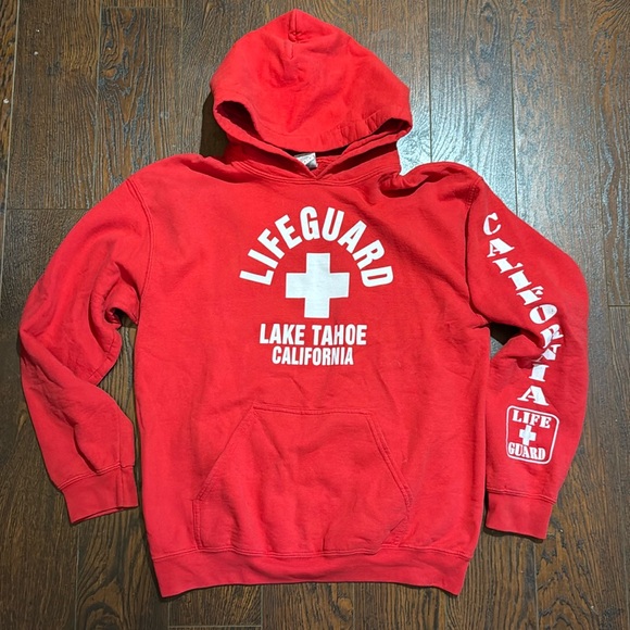 Gildan Lake Tahoe lifeguard sweatshirt size M - Picture 6 of 6